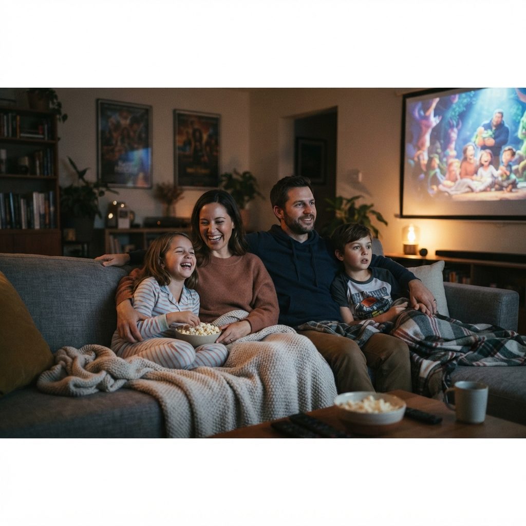 Modern Family Movie Night: Intentional Co-Viewing and How Film Choice Shapes Child Development