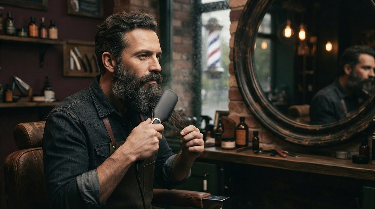 Hair straightening brush Guide: How Heated Brushes Smooth Hair and Beards Safely