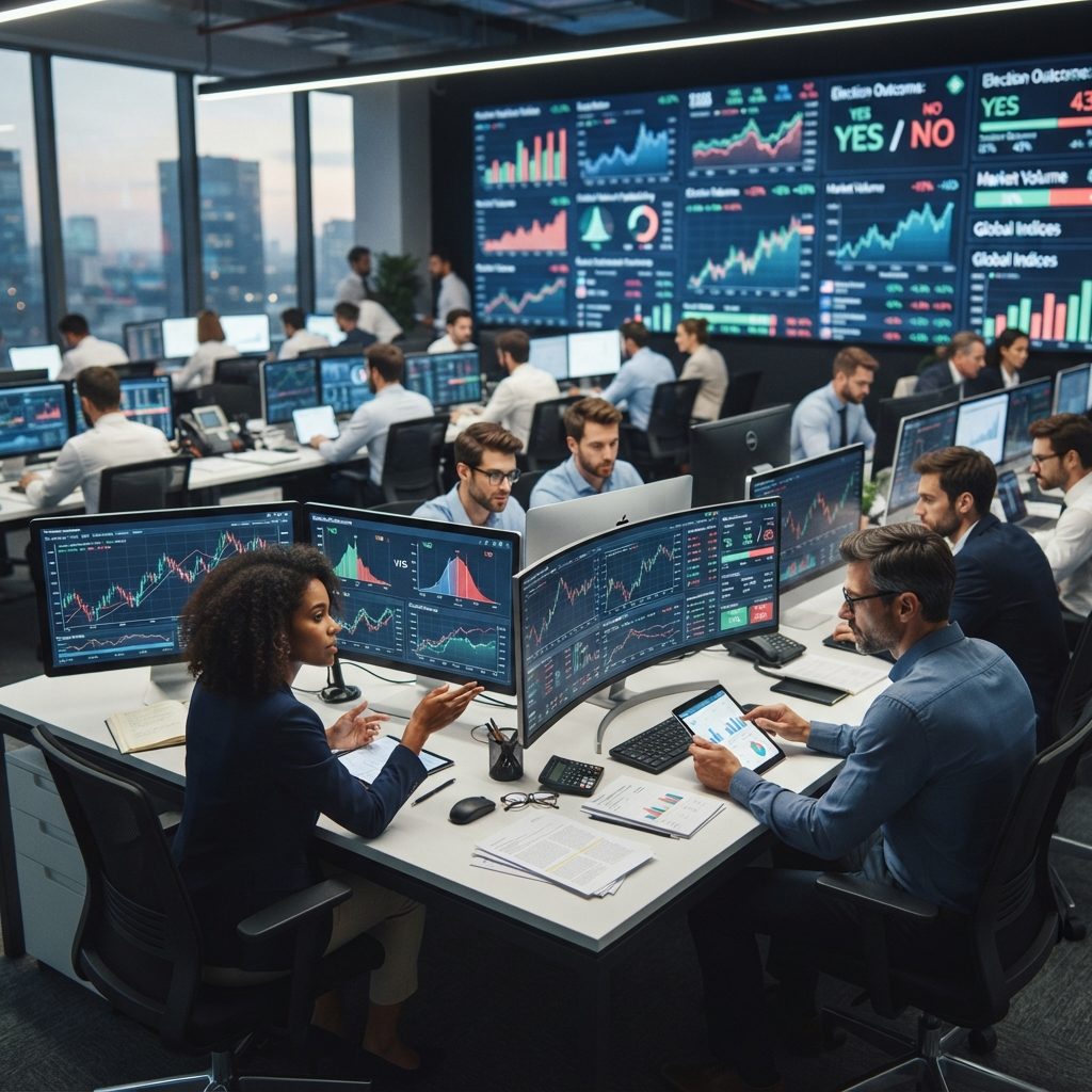 Navigating the Future: How a Prediction Market Aggregates Collective Intelligence