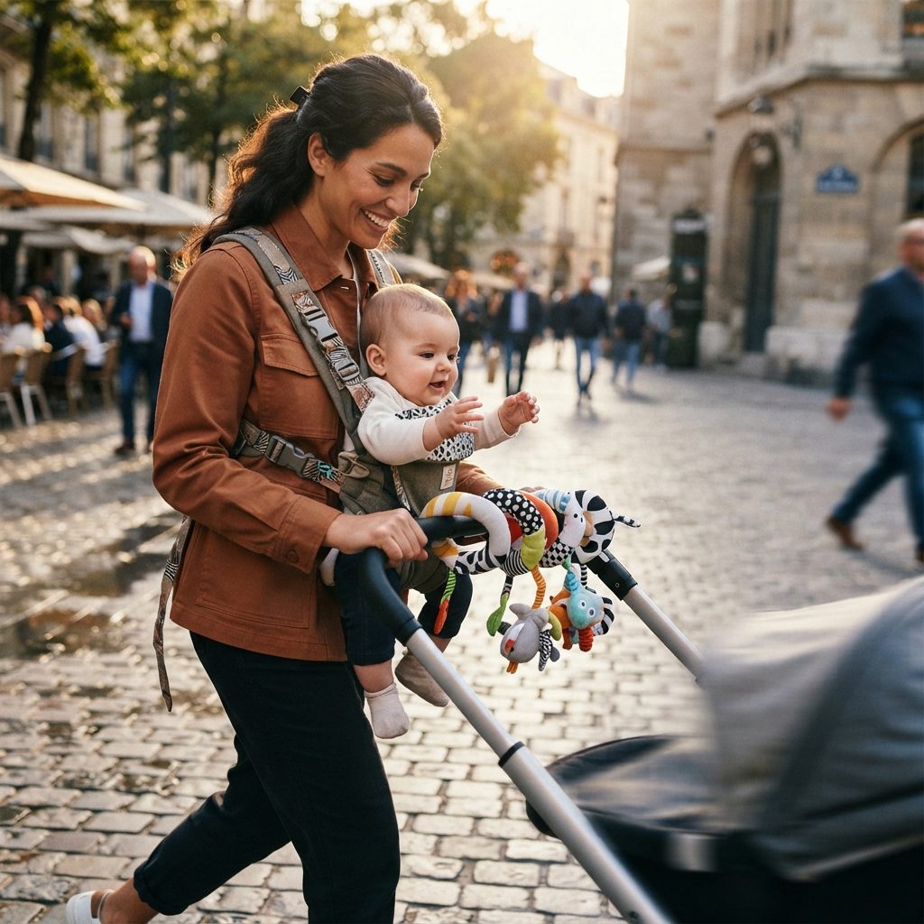 Crossbodys: Navigating Infant Development: Why Spiral Stroller Toys and Practical Gear Matter for Parents