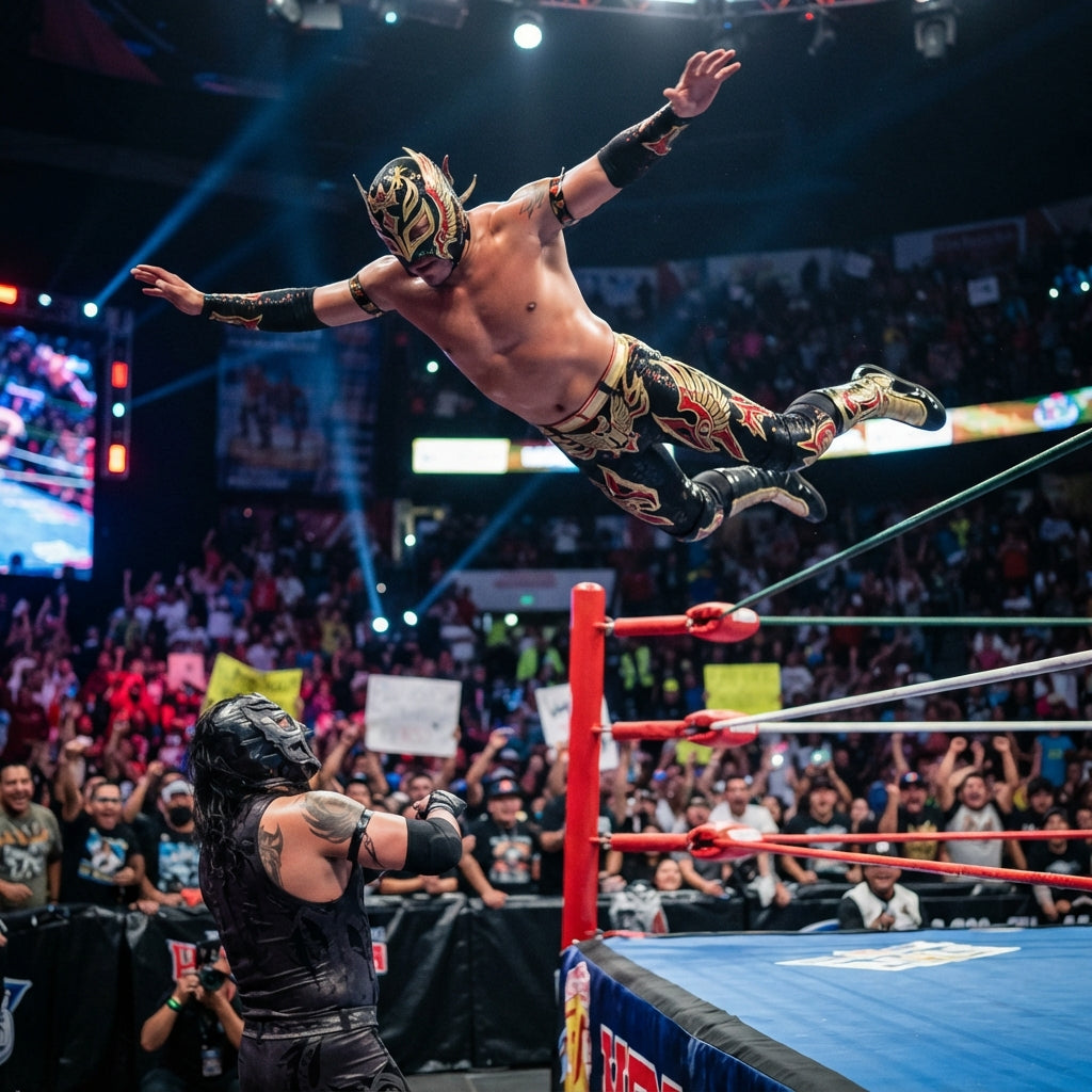 The Evolution of Rey Fenix: Masterclass in Gravity-Defying Lucha Libre Style