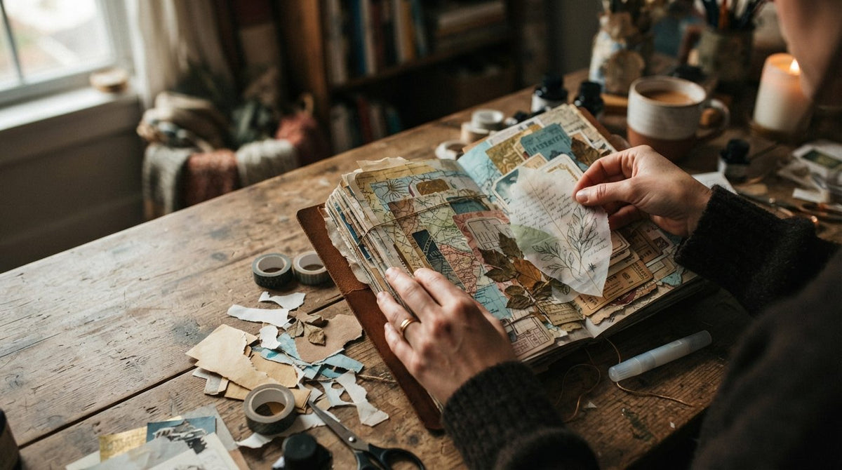 Mastering the Art of Creative Paper Layering in Your Personal Journal