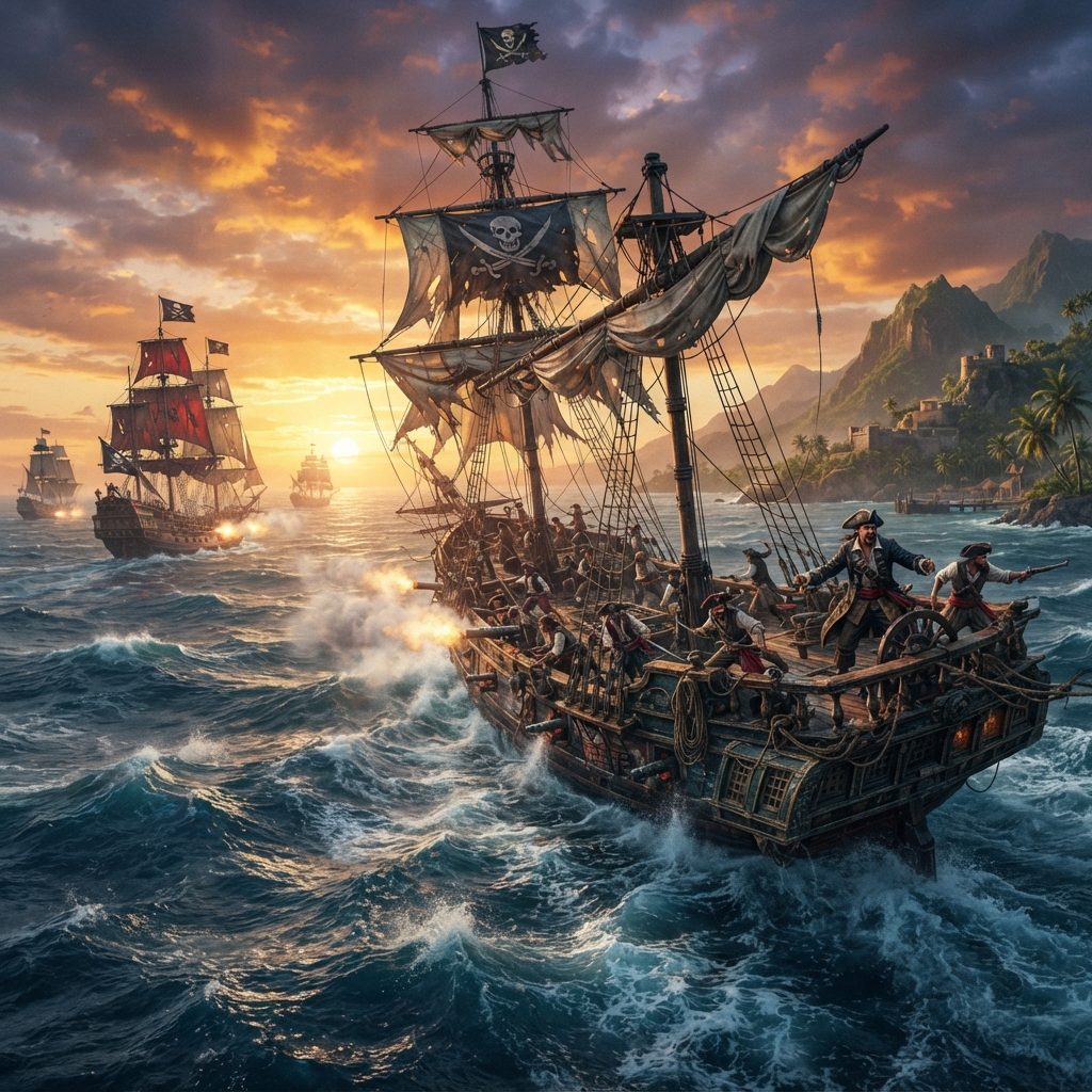Navigating the Golden Age of Pirate Games: Evolution, Mechanics, and Top Titles