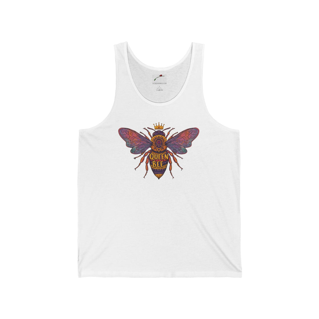 Luckeladybug Queen Bee Tank Top Stylish Graphic Tee