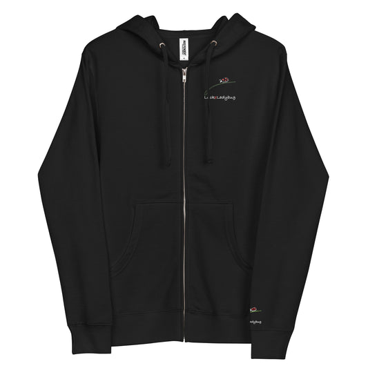 Luckeladybug Unique Hazmat Hoodie Zip-Up Hoodie