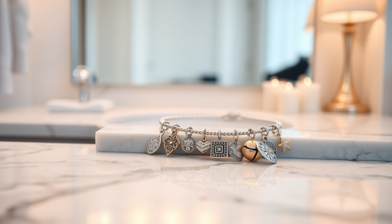 Elevate Your Style with a Sterling Silver Charm Bracelet LuckeLadybug LLC
