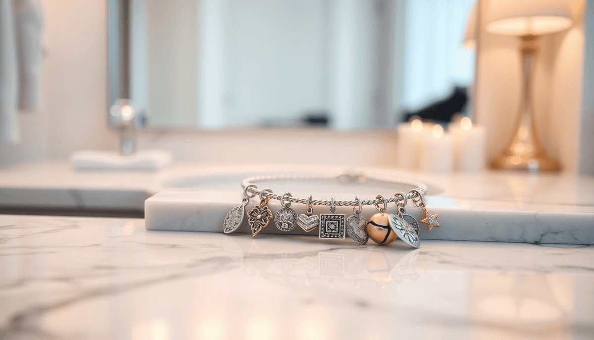 Elevate Your Style with a Sterling Silver Charm Bracelet LuckeLadybug LLC