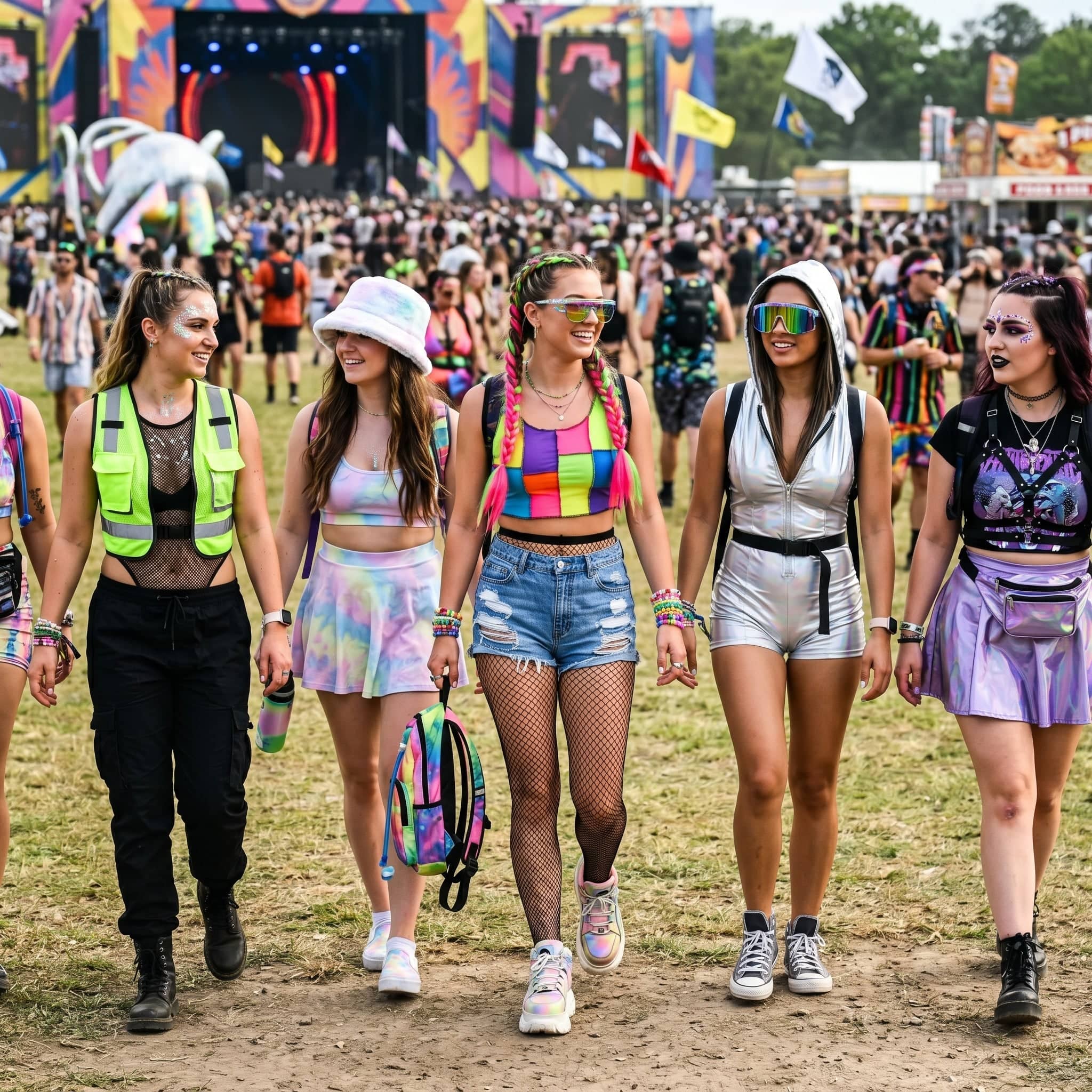 Explore Stunning Womens Rave Outfits for Every Festival | LuckeLadybug ...