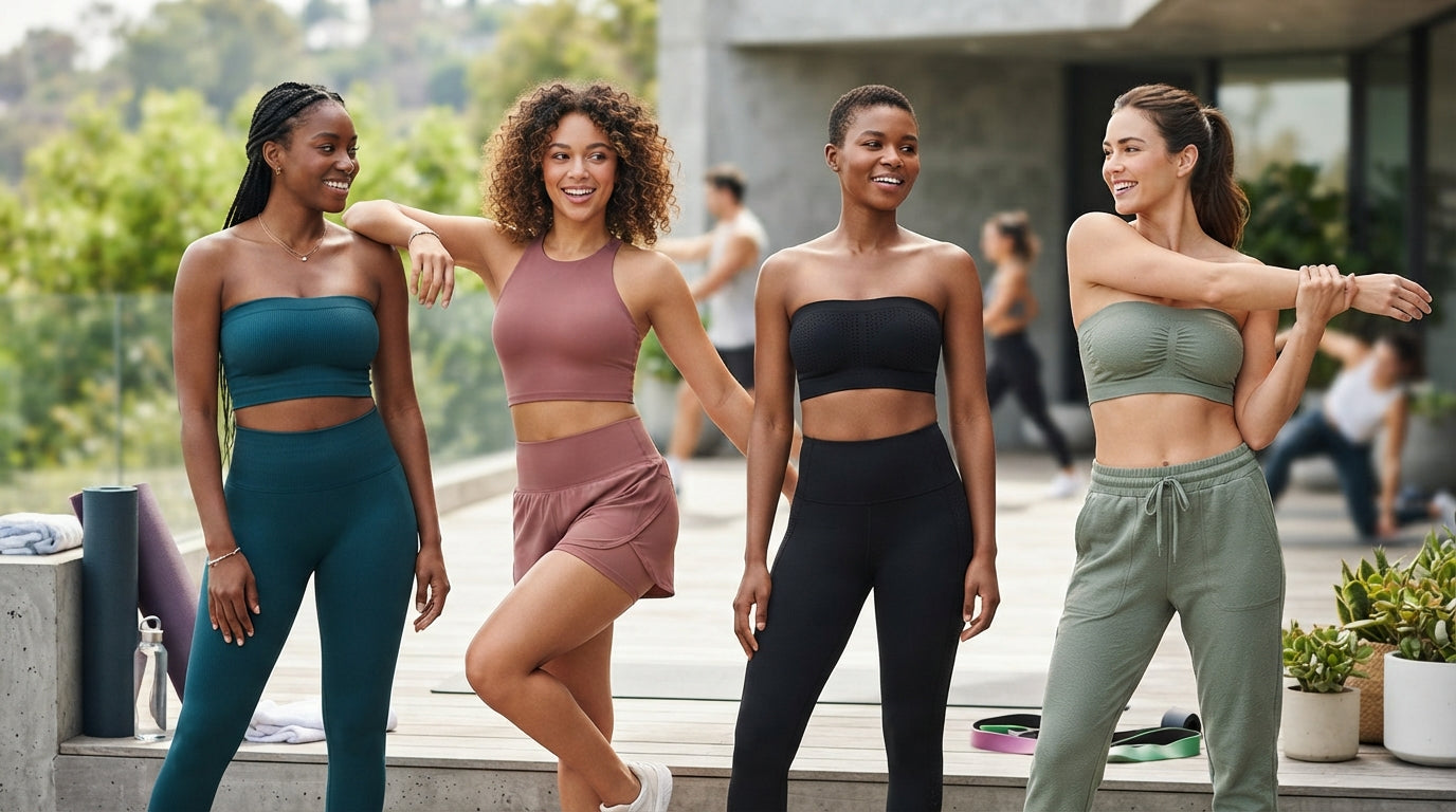 Bandeau Activewear Tops collection banner