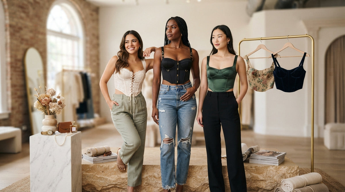 Corset Crop Tops collection banner