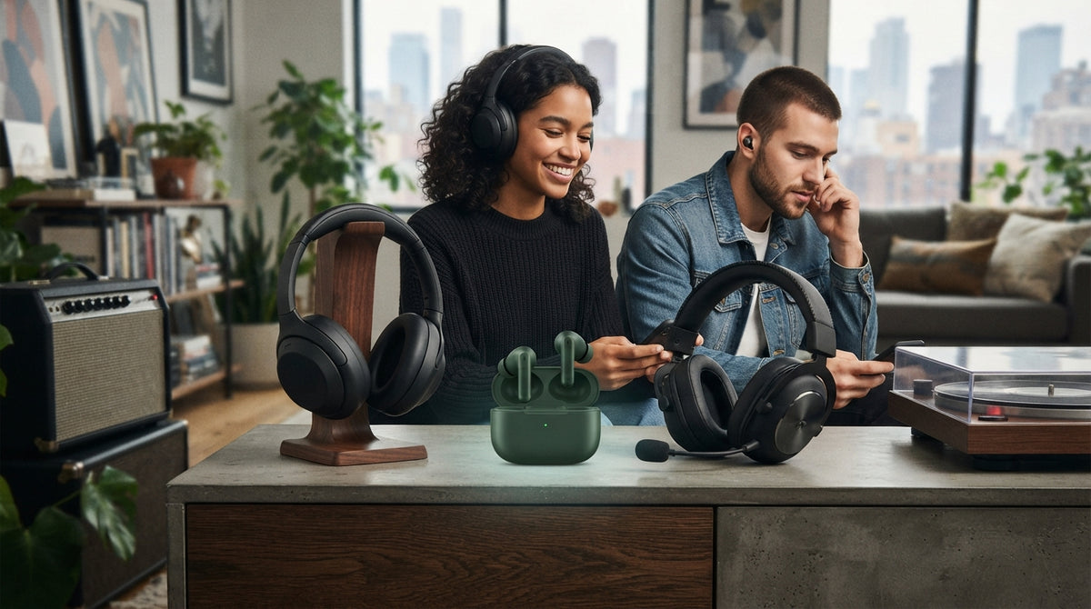 Earbuds Headphones & Headsets collection banner