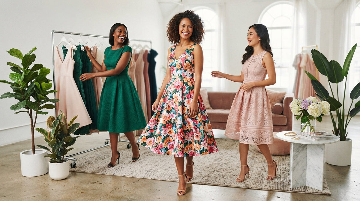 Fit & Flare Dresses collection banner