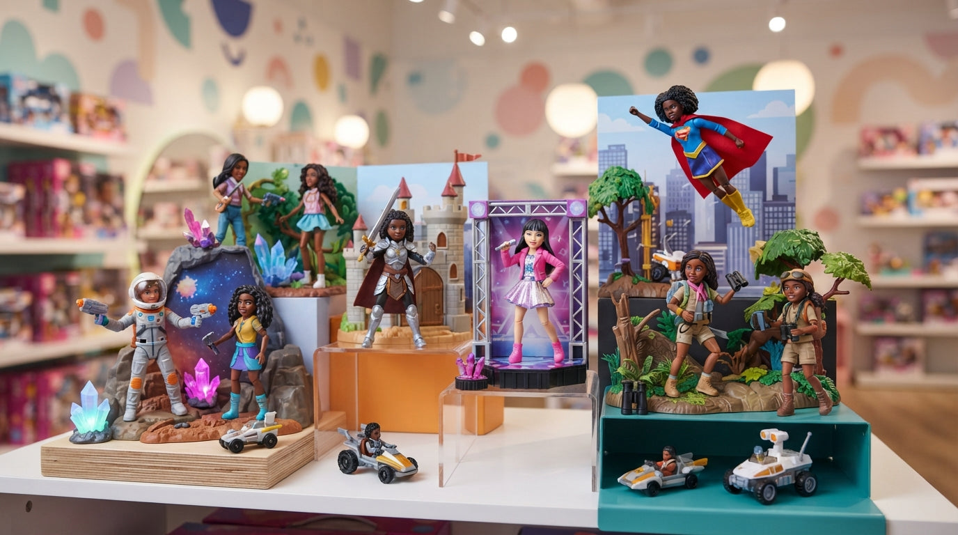 Girls Action Figures collection banner