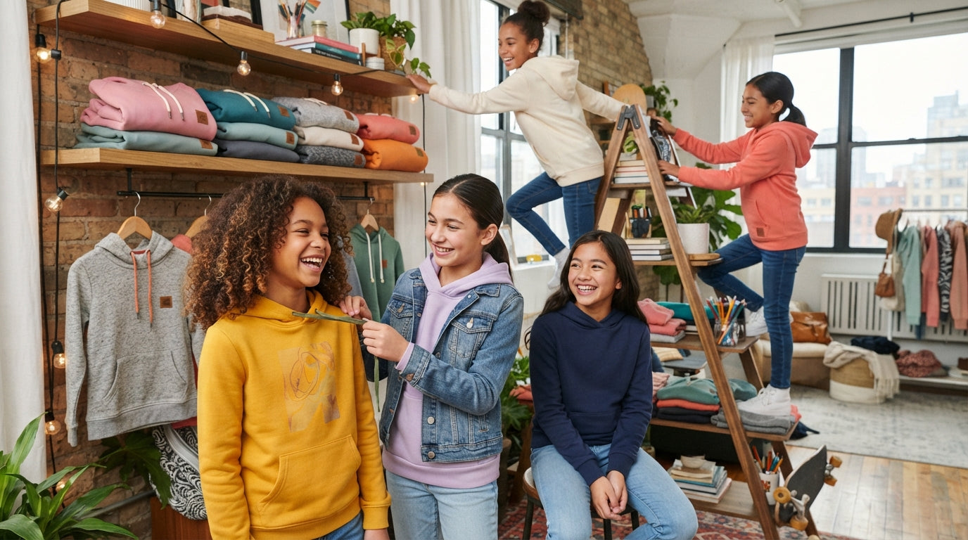 Girls Hoodies collection banner