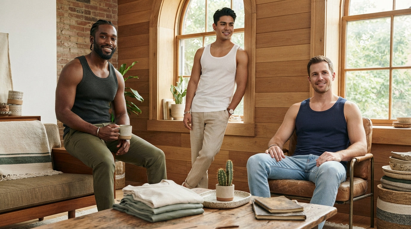 Mens Chemise Tank Tops collection banner
