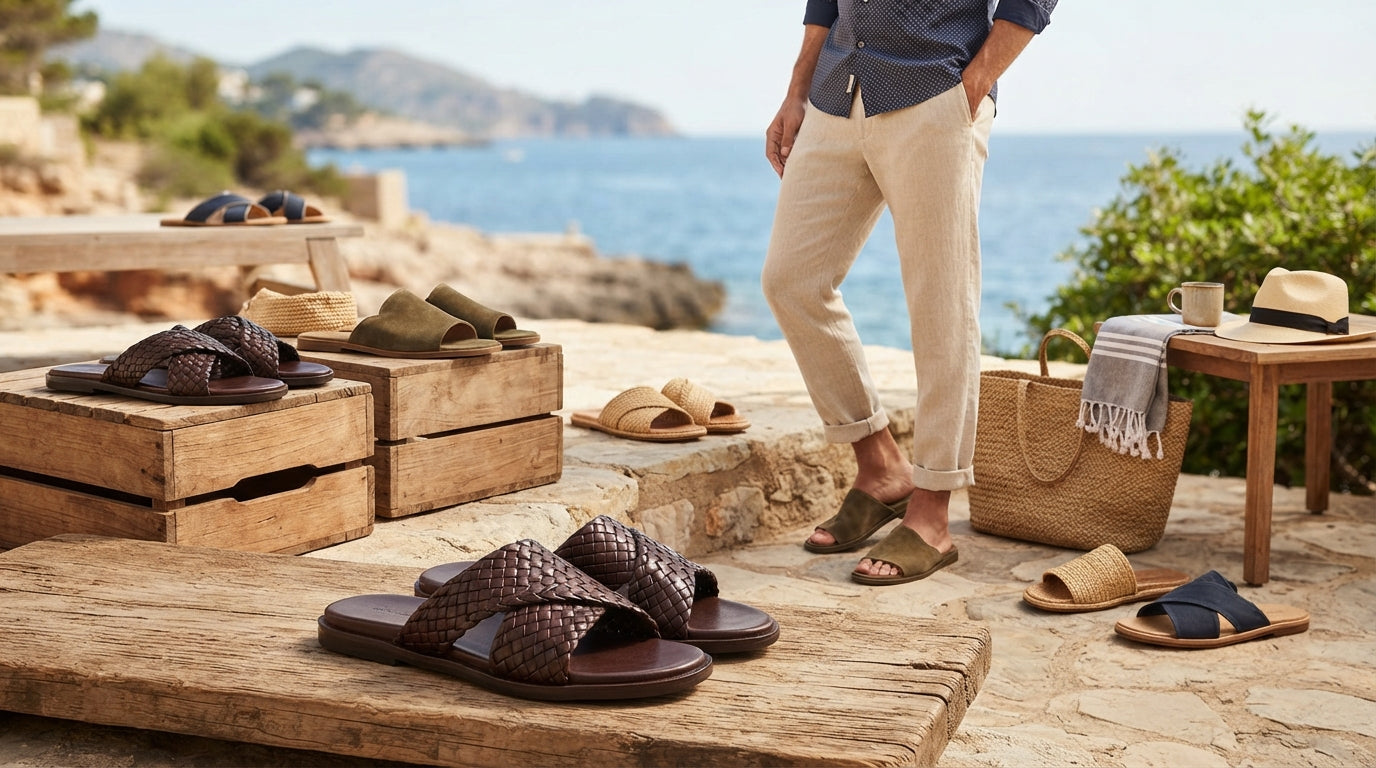 Mens Slips Sandals collection banner