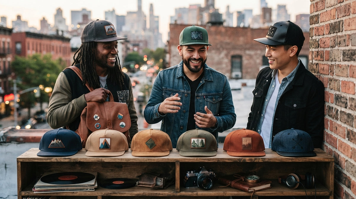Mens Snapback Caps collection banner
