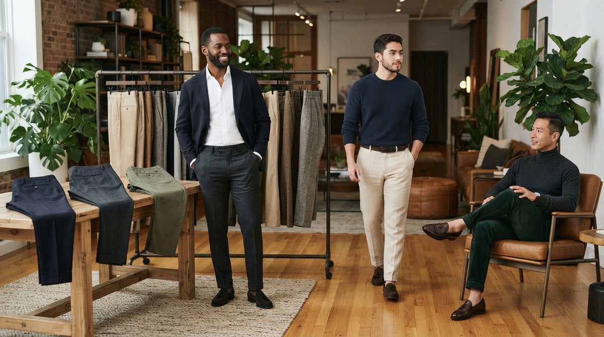 Mens Trousers Pants collection banner