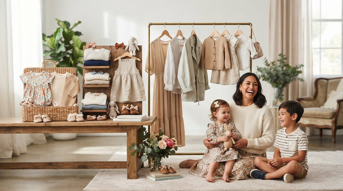 Womens Baby & Children's Clothing collection banner