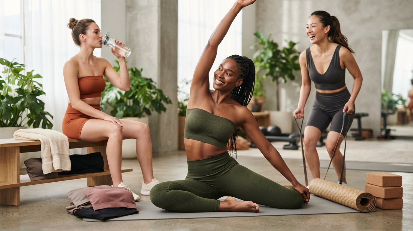 Womens Bandeau Activewear Tops collection banner
