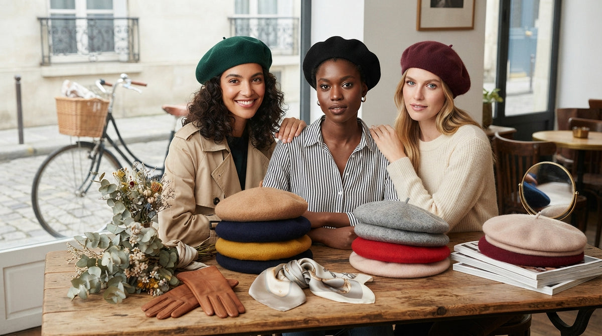 Womens Berets collection banner