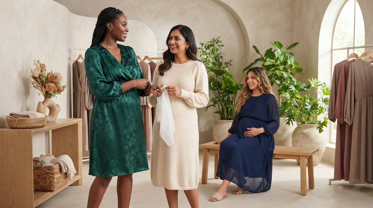Womens Blouson Maternity Dresses collection banner