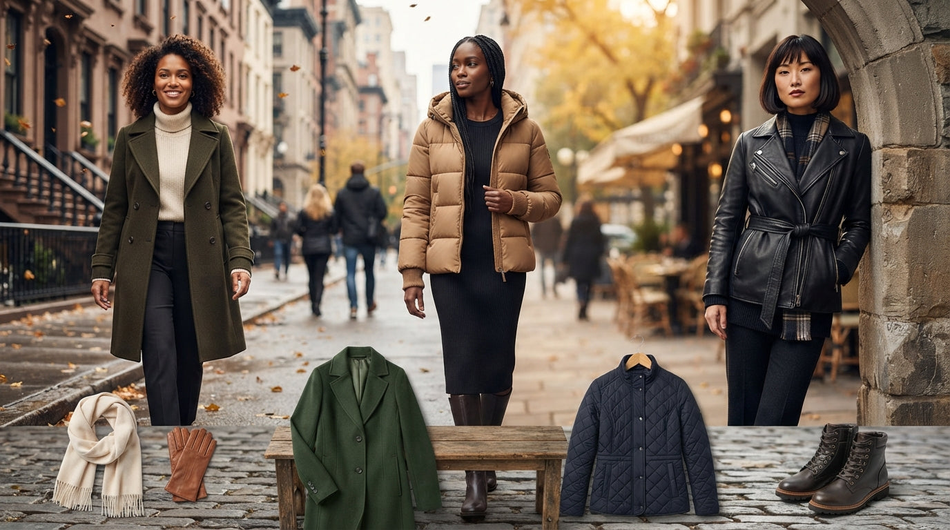 Womens Outerwear collection banner