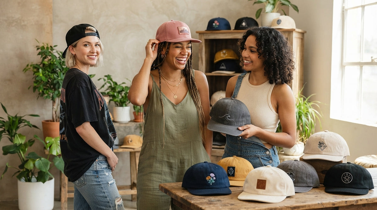 Womens Snapback Caps collection banner