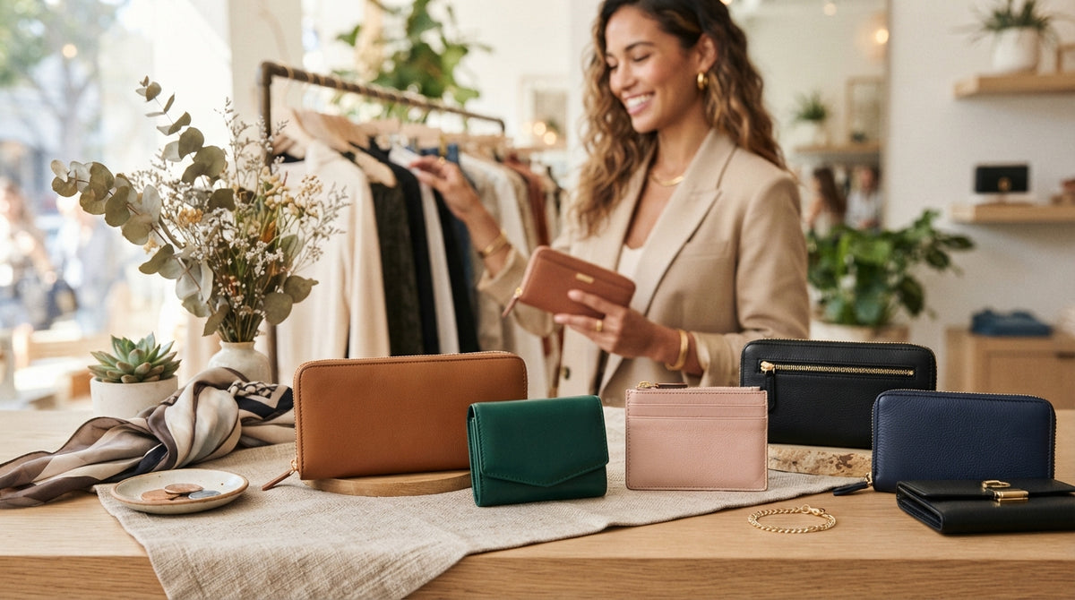 Womens Wallets collection banner