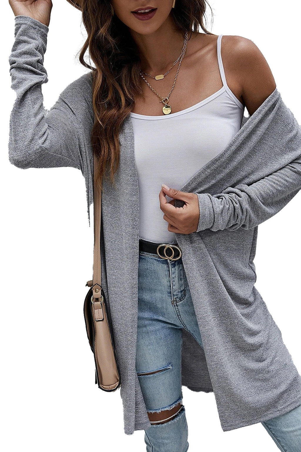 High Rise Lightweight Cardigan For Women