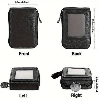 Genuine Leather Credit Card Wallet Stylish & Functional