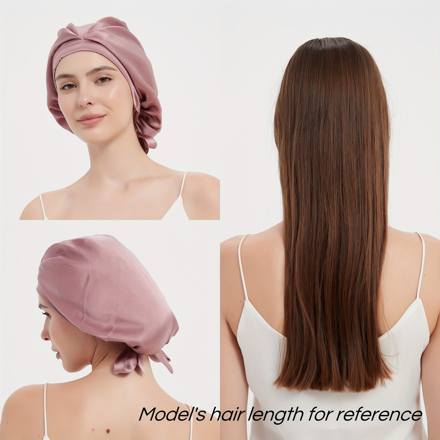 100% Silk Bonnet For Women Hair Care