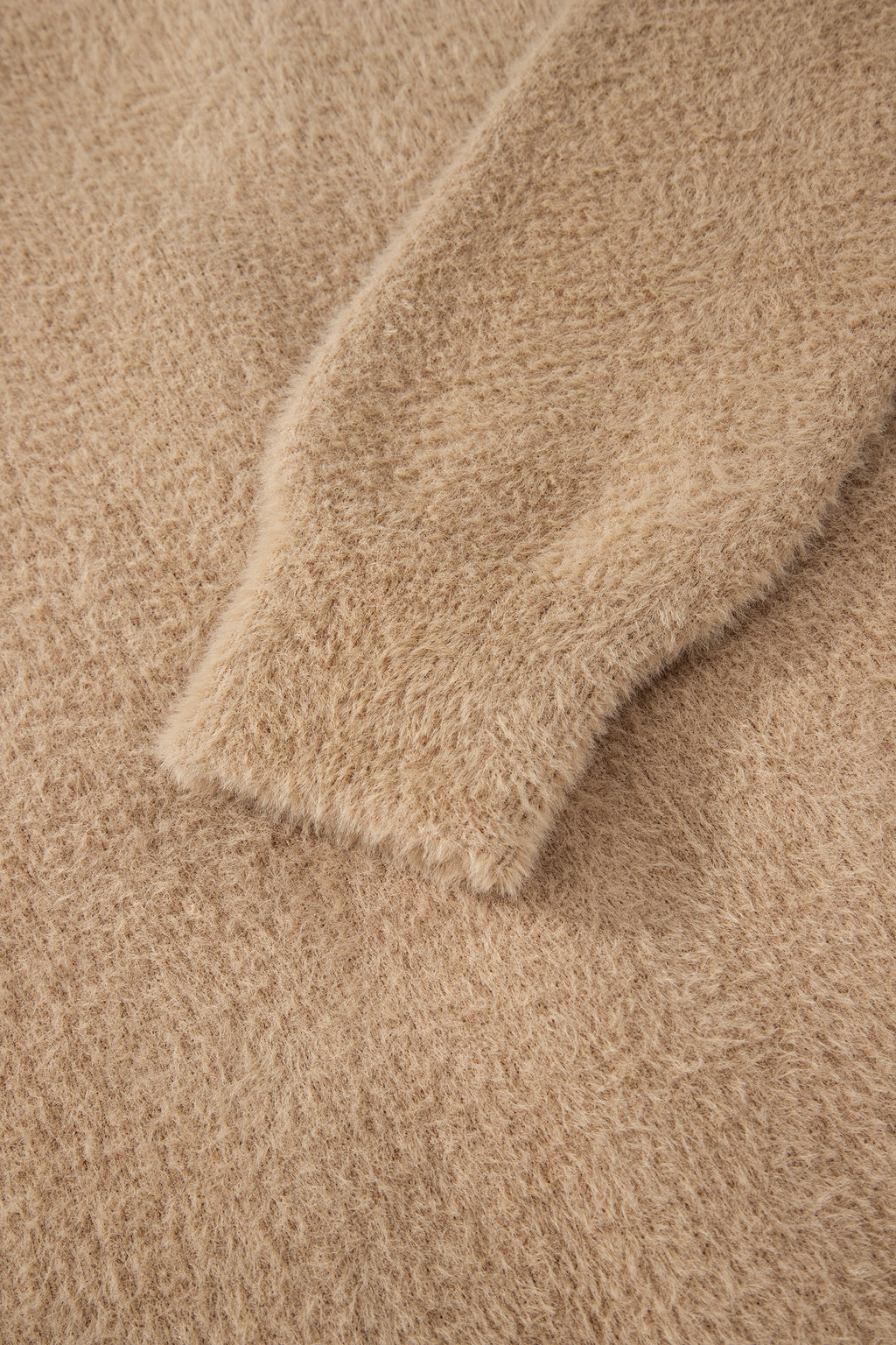 Dear-Lover Smoke Gray Fuzzy Cardigan For Cozy Style