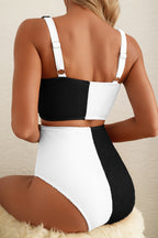 Black Bikini - High-Waisted Stylish Swimwear