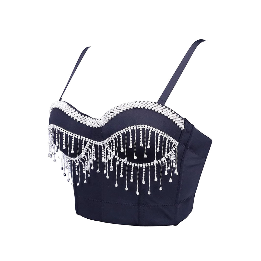 Rhinestone Corset with Elegant Detailing