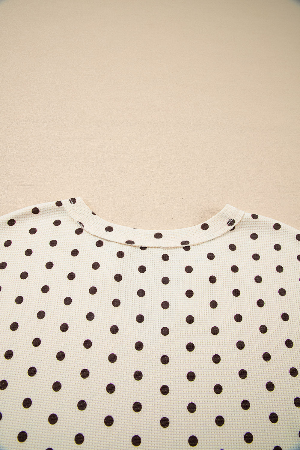 White Polka Dot Lounge Set For Comfort