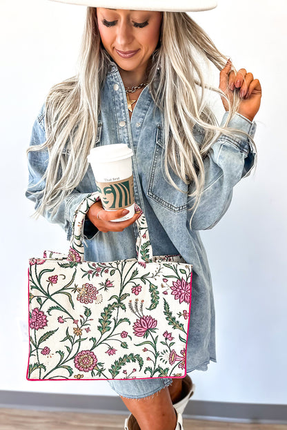 Oversized Denim Shirt Dress With Pockets