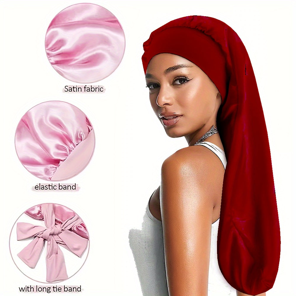 Womens Satin Hair Bonnet For Stylish Care