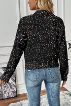 Aruba Blue Rhinestone Sweater Cardigan