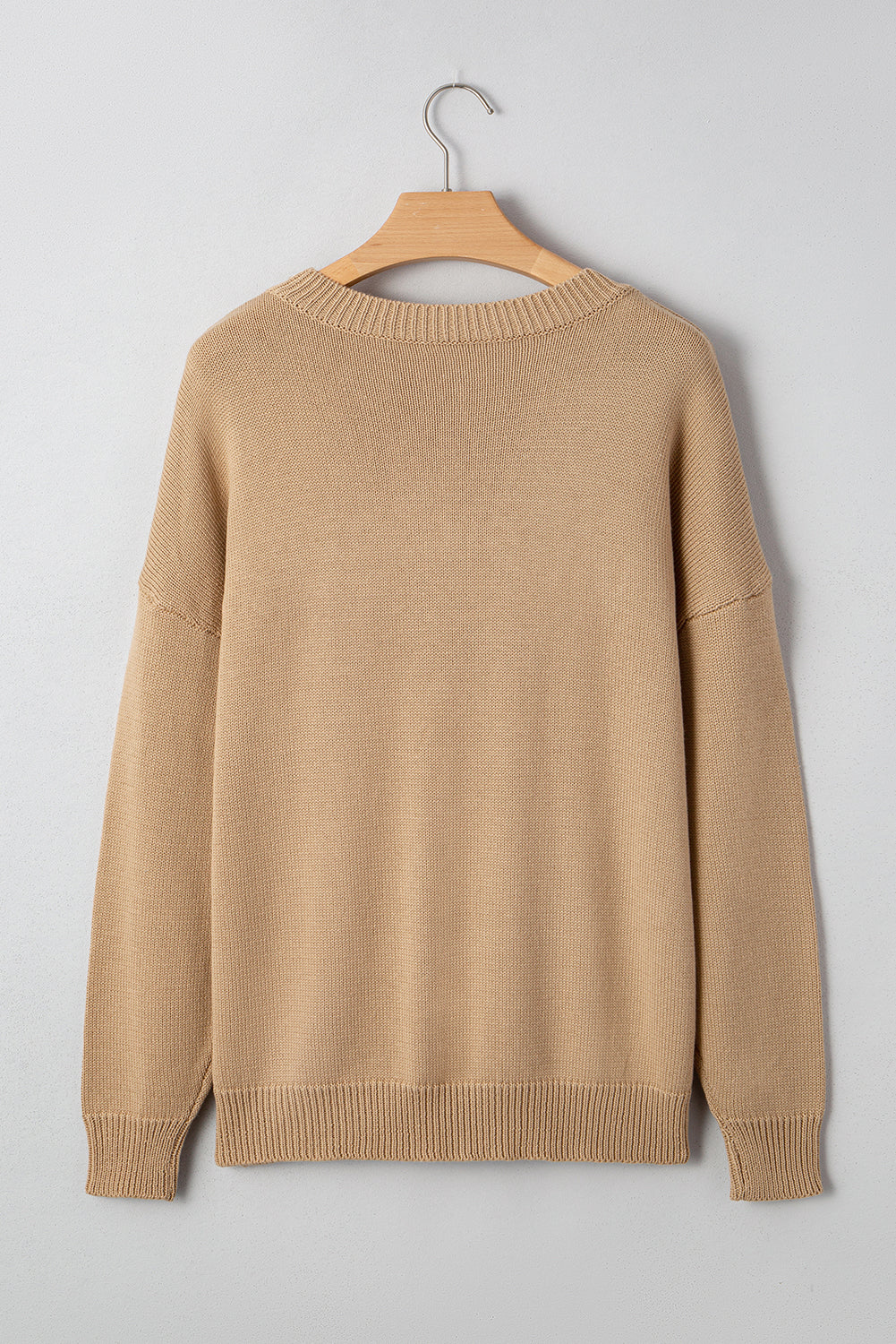 Smoke Gray Merry Sweater For Cozy Style