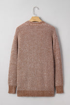 Dear-Lover Yellow Open Knit Cardigan For Trendy Style