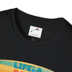 Lifes A Beach Text Stylish Summer Apparel Softstyle T-Shirt