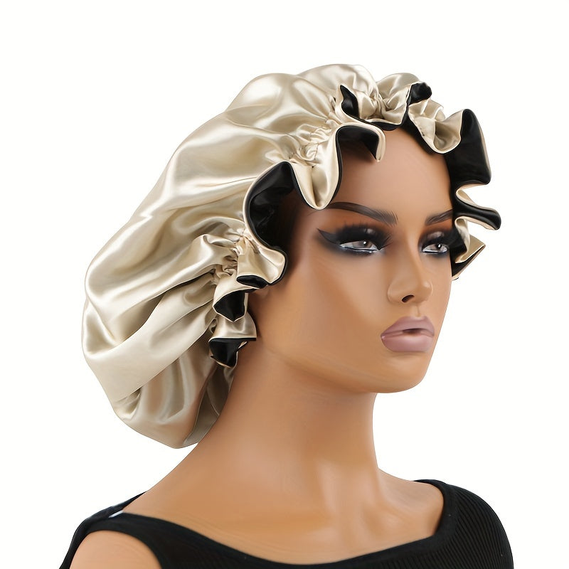 Reversible Satin Bonnet For Curly Hair