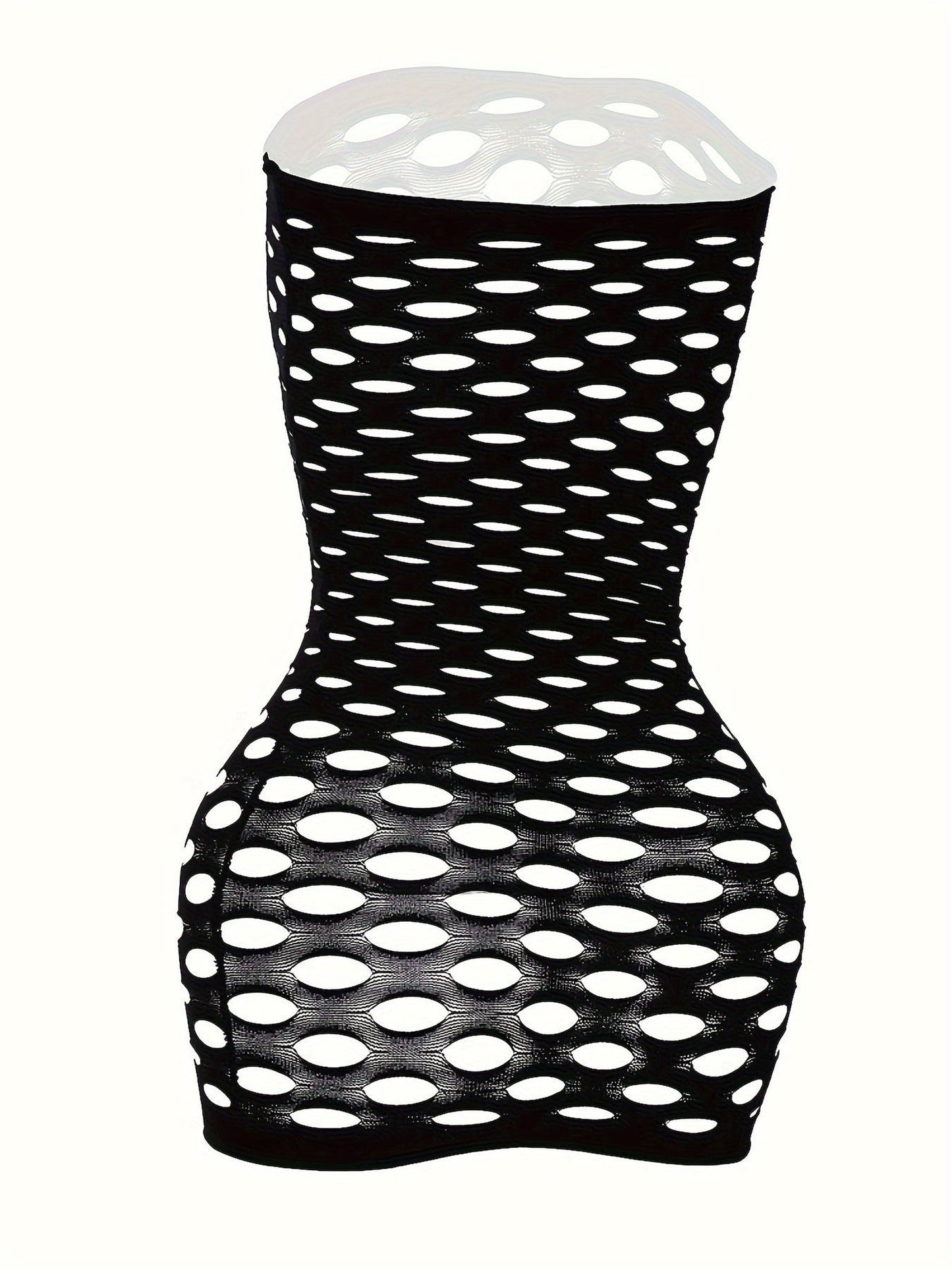 Alluring Ripped Fishnet Bodycon Dress - Ultra-Sexy Women's Lingerie