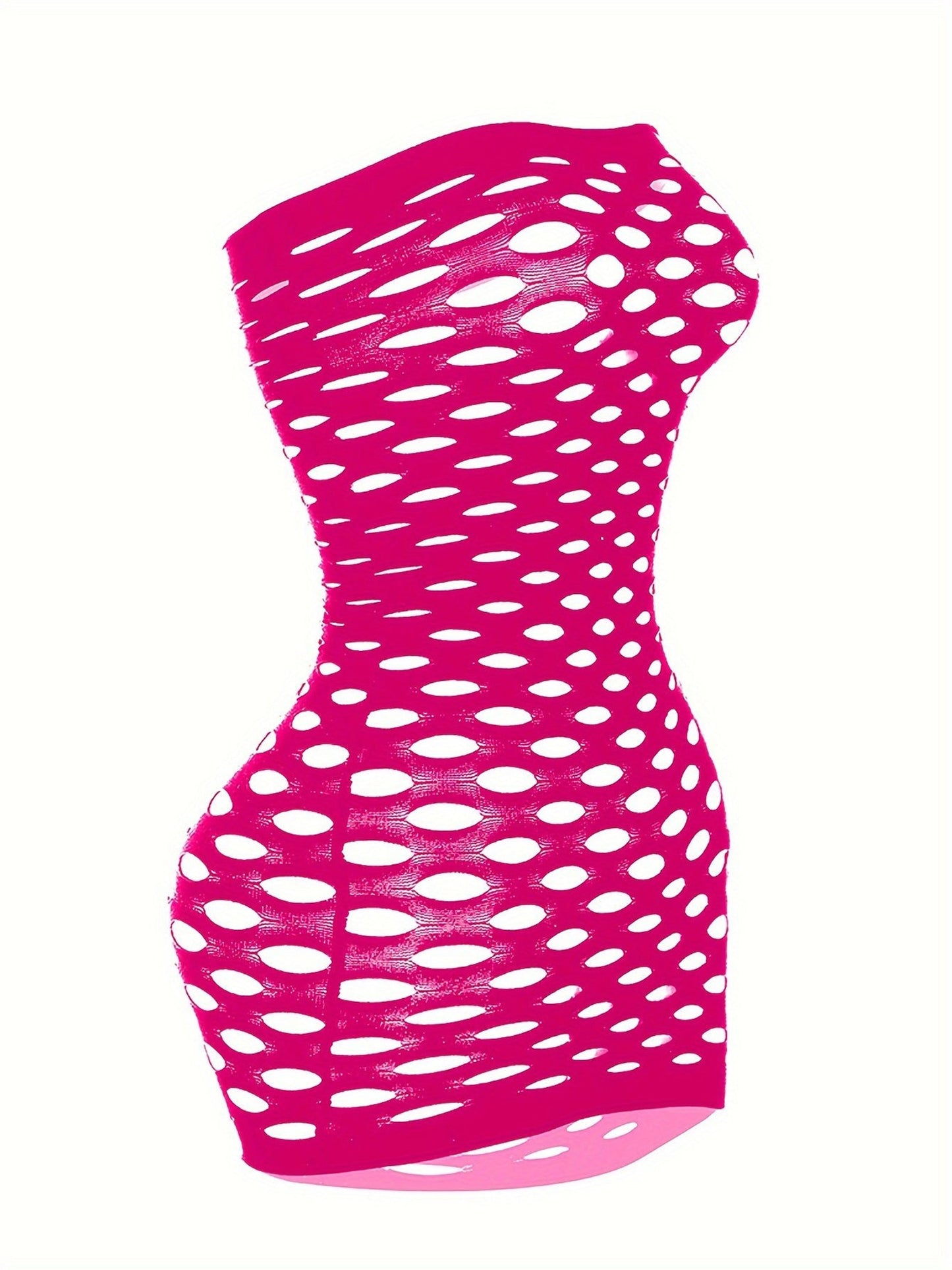Alluring Ripped Fishnet Bodycon Dress - Ultra-Sexy Women's Lingerie