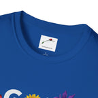 God Made T-Shirt With Floral Design