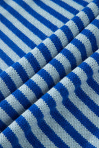 Cable Knit Cardigan Men in Striped Design