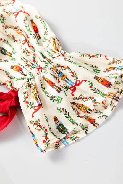 Pink Nutcracker Pajama Set For Cozy Nights