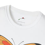 Softstyle T-Shirt Let Them Butterfly Word Design Womens