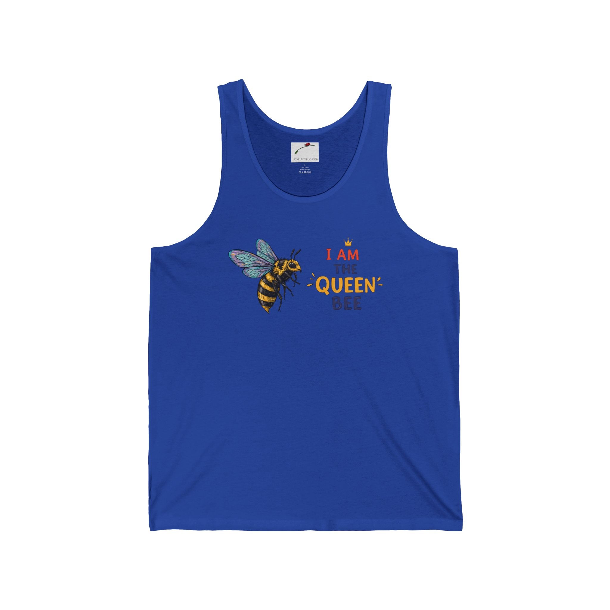 Cute Bee Graphic Tank Top Queen Bee Style
